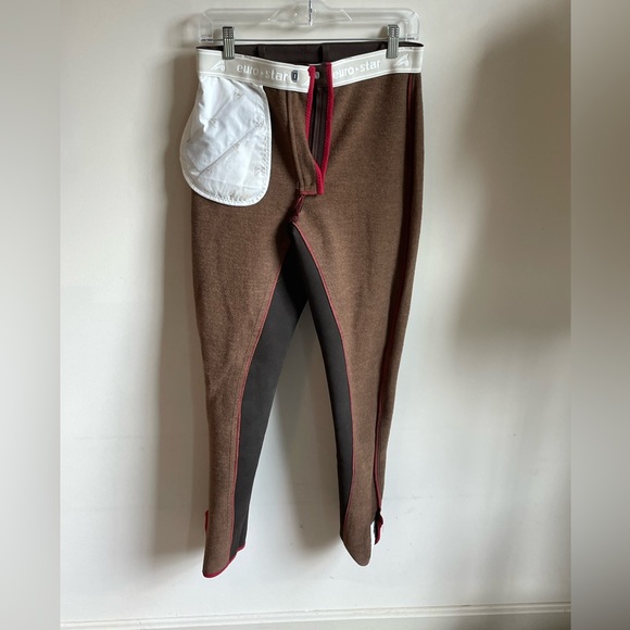 Euro-Star Luna Riding Breeches Length 30" waist 28" Brown - Picture 8 of 12